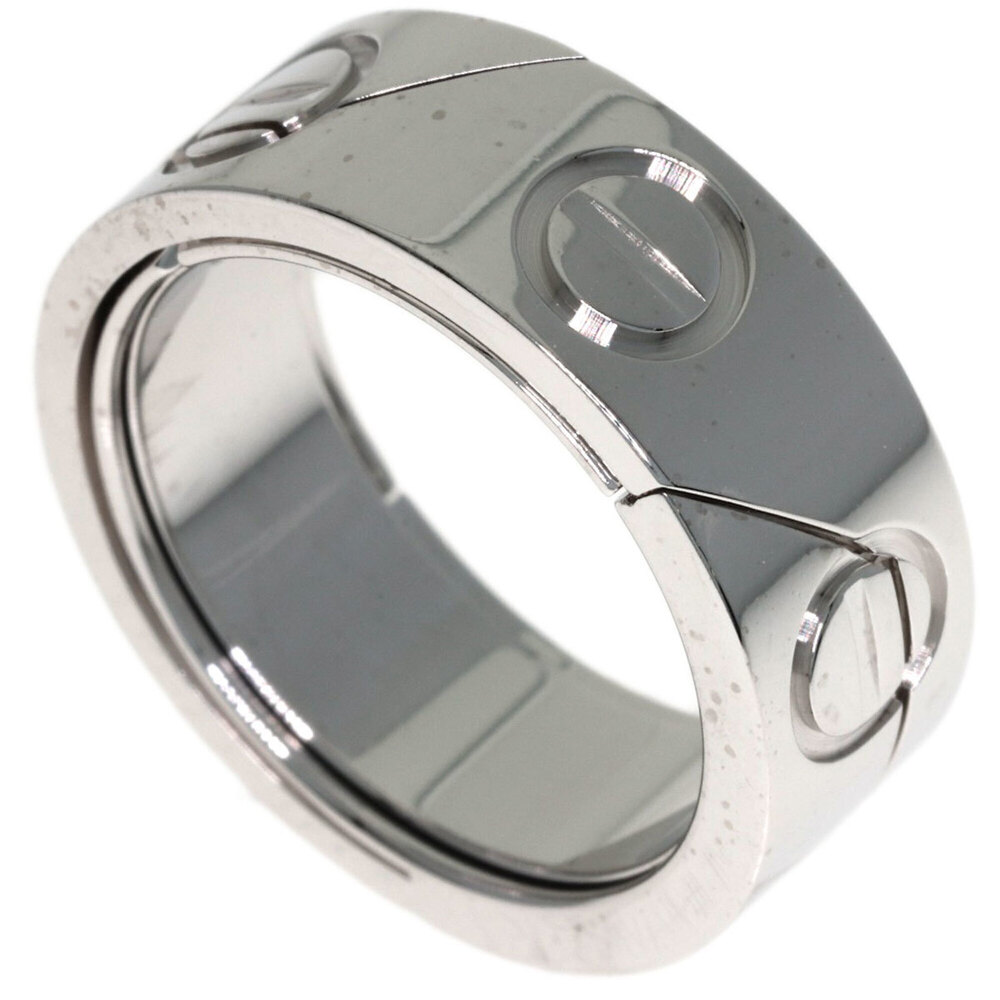 CARTIER Authentic 18k Silver Love Ring #49